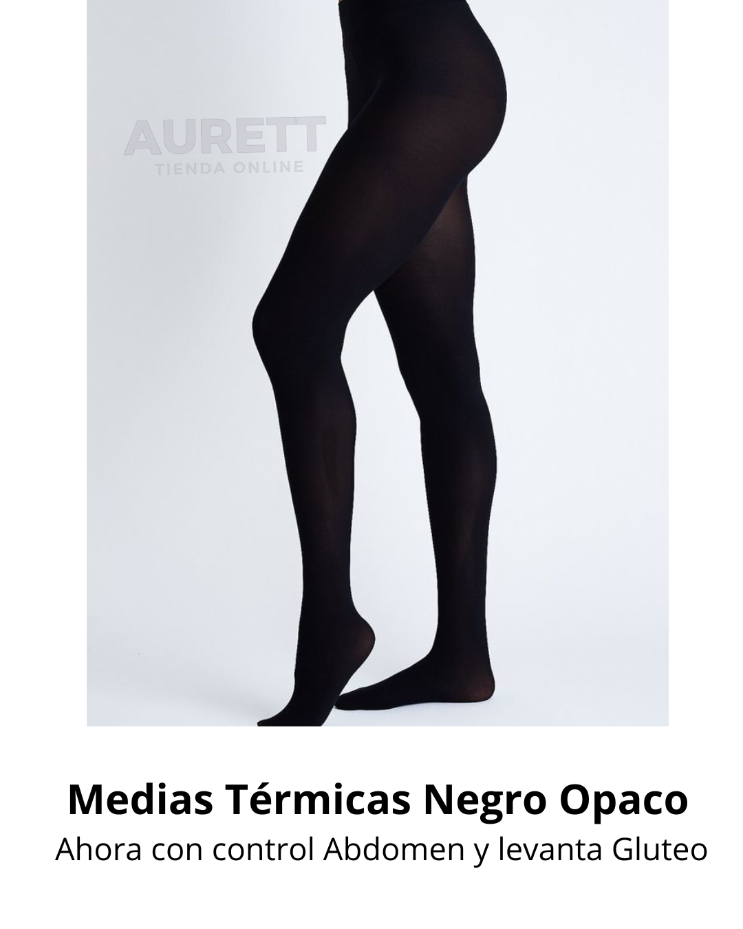 MEDIAS TÉRMICAS CONTROL ABDOMEN Y PUSH-UP EFECTO PIEL 220GR